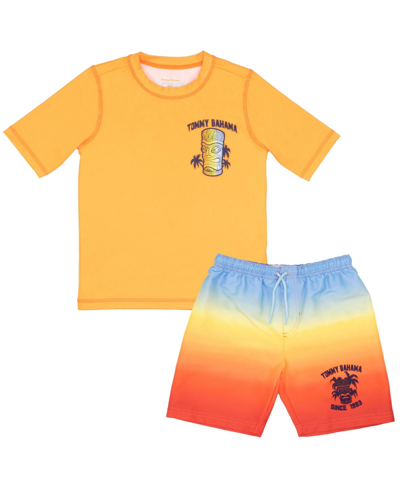 Tommy Bahama детский комплект из 2 предметов: футболка с защитой от солнца и плавки