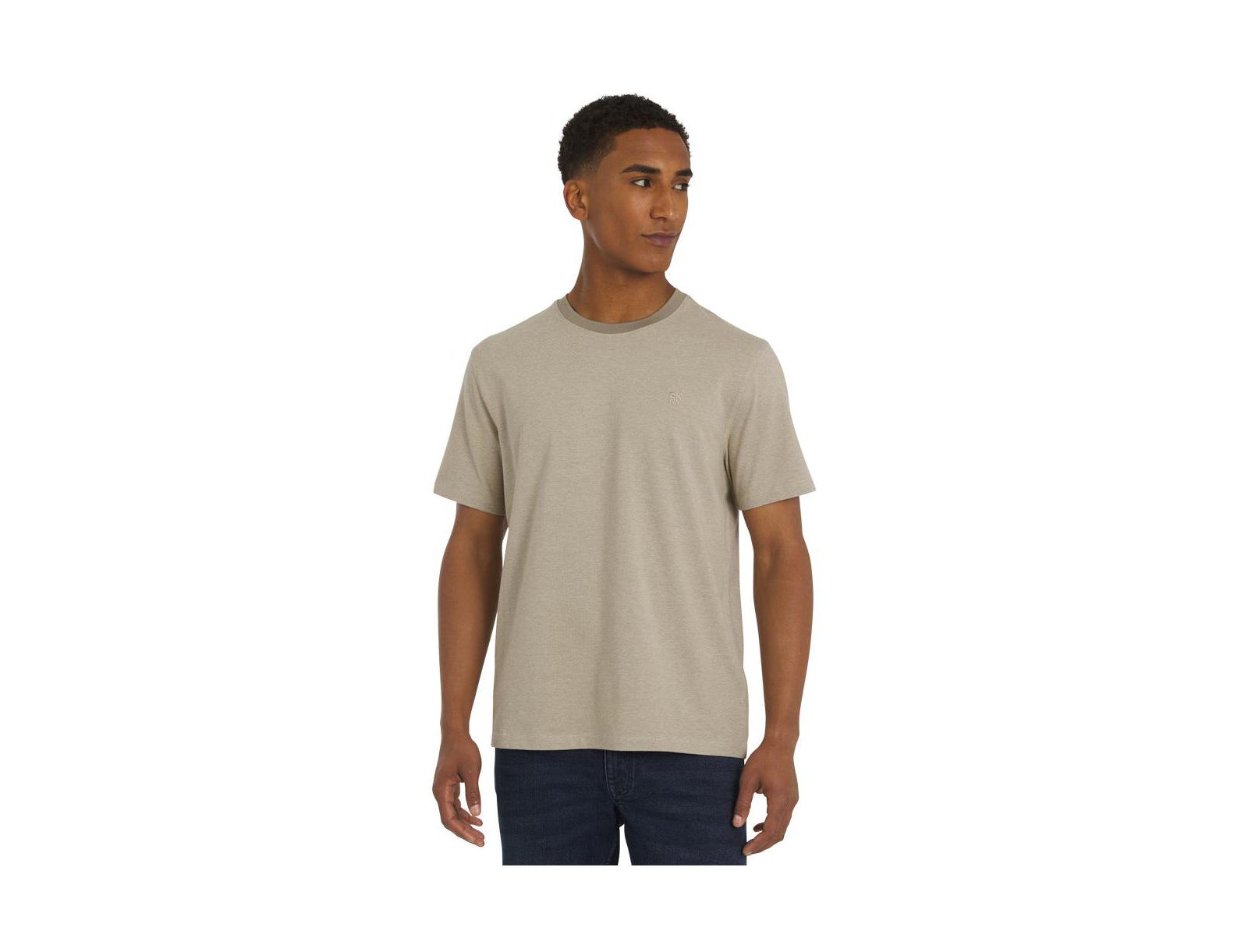 DKNY Men's Metropolis Striped Yarn Dye Jersey Tee