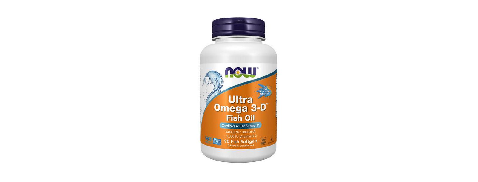 NOW Foods Ultra Omega 3-D, 90 мягких капсул