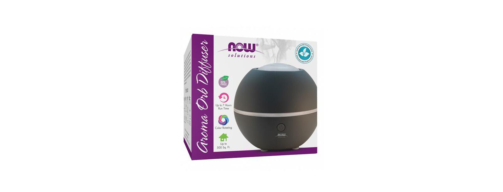 Ультразвуковой диффузор для масел NOW Foods Aroma Orb USB, 1 шт