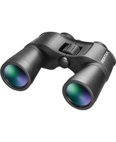 Pentax 12x50 SP Series Porro Prism Binoculars, 5.6 Degree AOV, Black