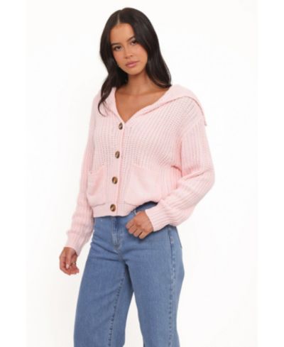 Petal and Pup Женский кардиган Amelia Oversize с воротником и пуговицами