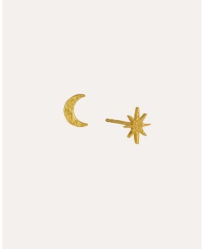 Ottoman Hands Moon and Star Studs