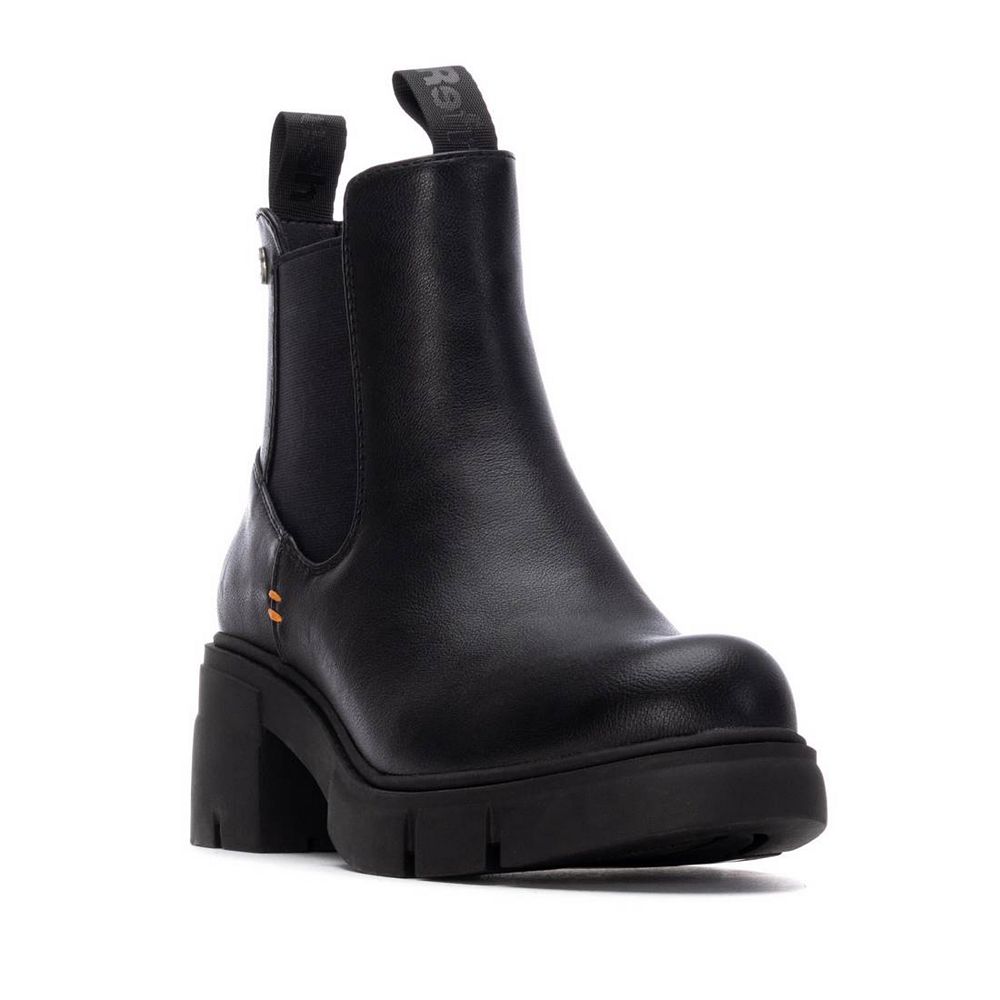 XTI Women's Block Heel Chelsea Booties Refresh Collection