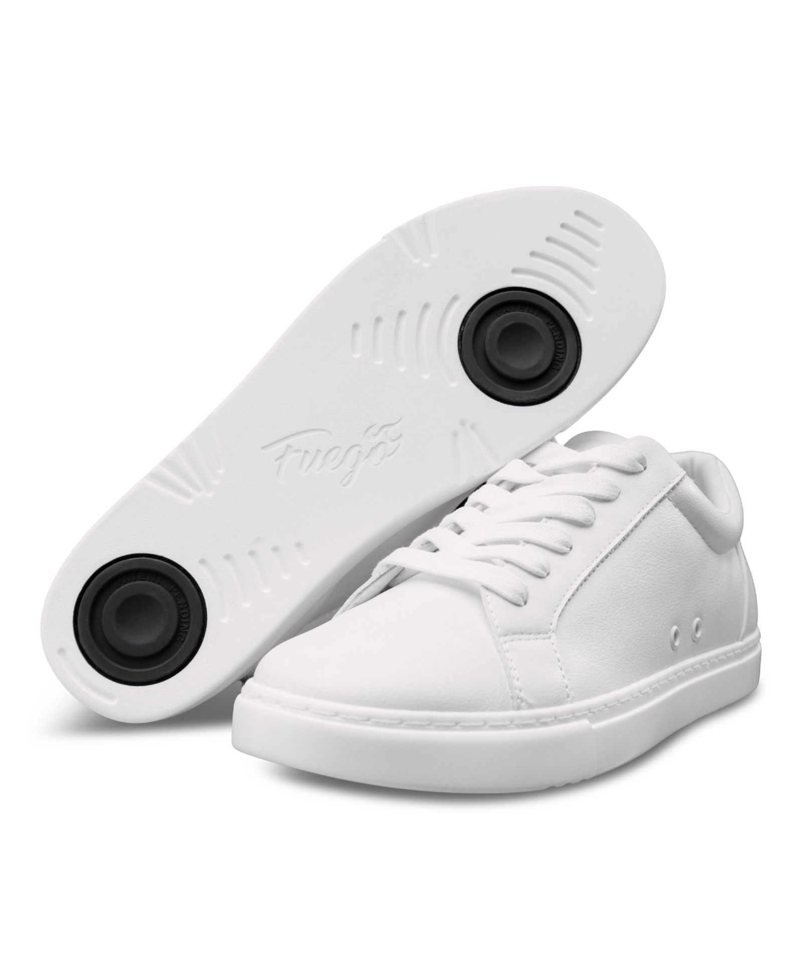 Мужские белые кеды low-top