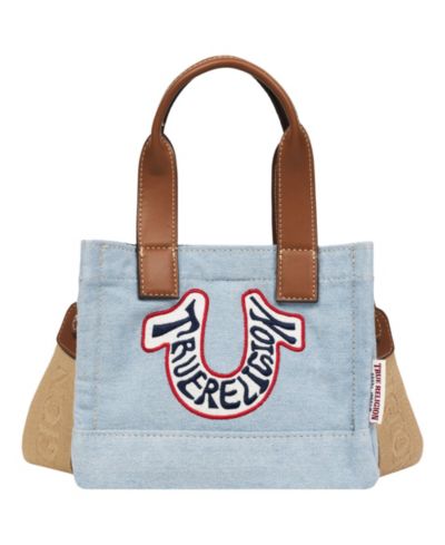 Мини-сумка True Religion Retro Horseshoe Denim Tote