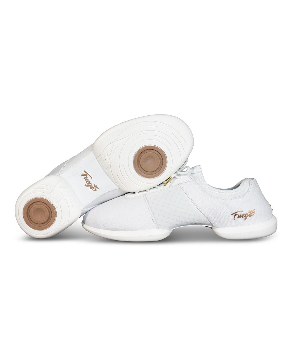 Men's White Split-sole Sneaker