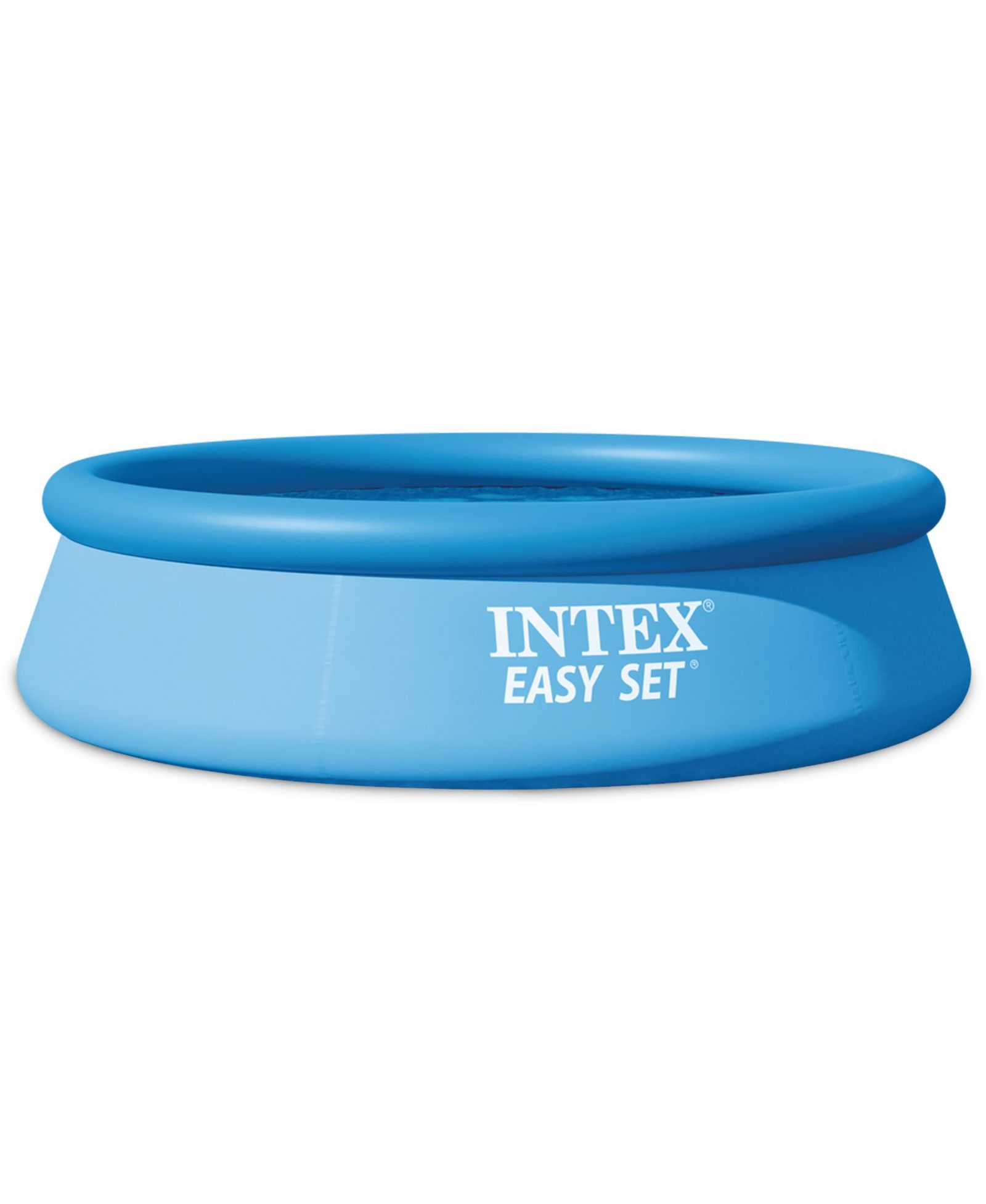 Intex Easy Set 10 Foot x 30 Inch Above Ground Inflatable Round Swimming Pool