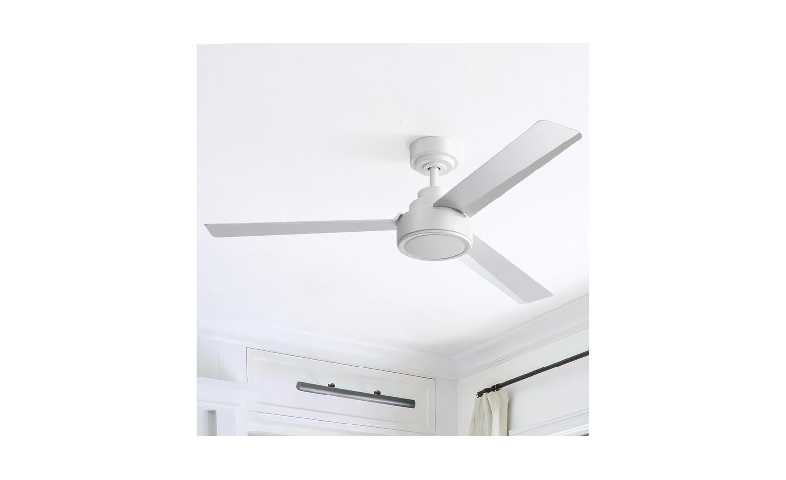 Sofucor 52-inch Modern 3-Blade without Light Ceiling Fan with Six Speed Remote Control and Timing Function
