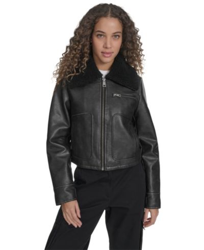 Женская кожаная куртка-авиатор Levi's Regular Faux Leather