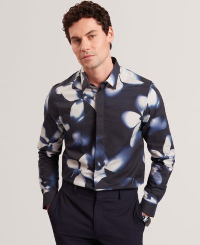 Ted Baker мужская рубашка с цветочным принтом Wrenin