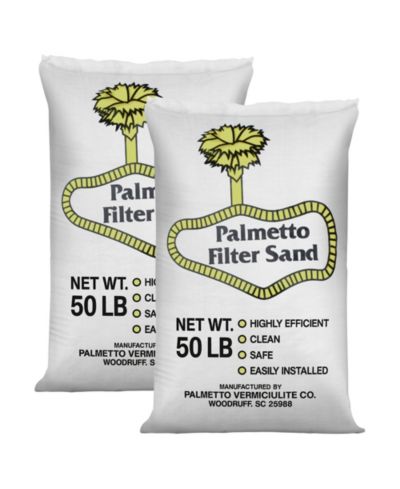 Натуральный песок для фильтра бассейна Palmetto 50lb, 2 шт.