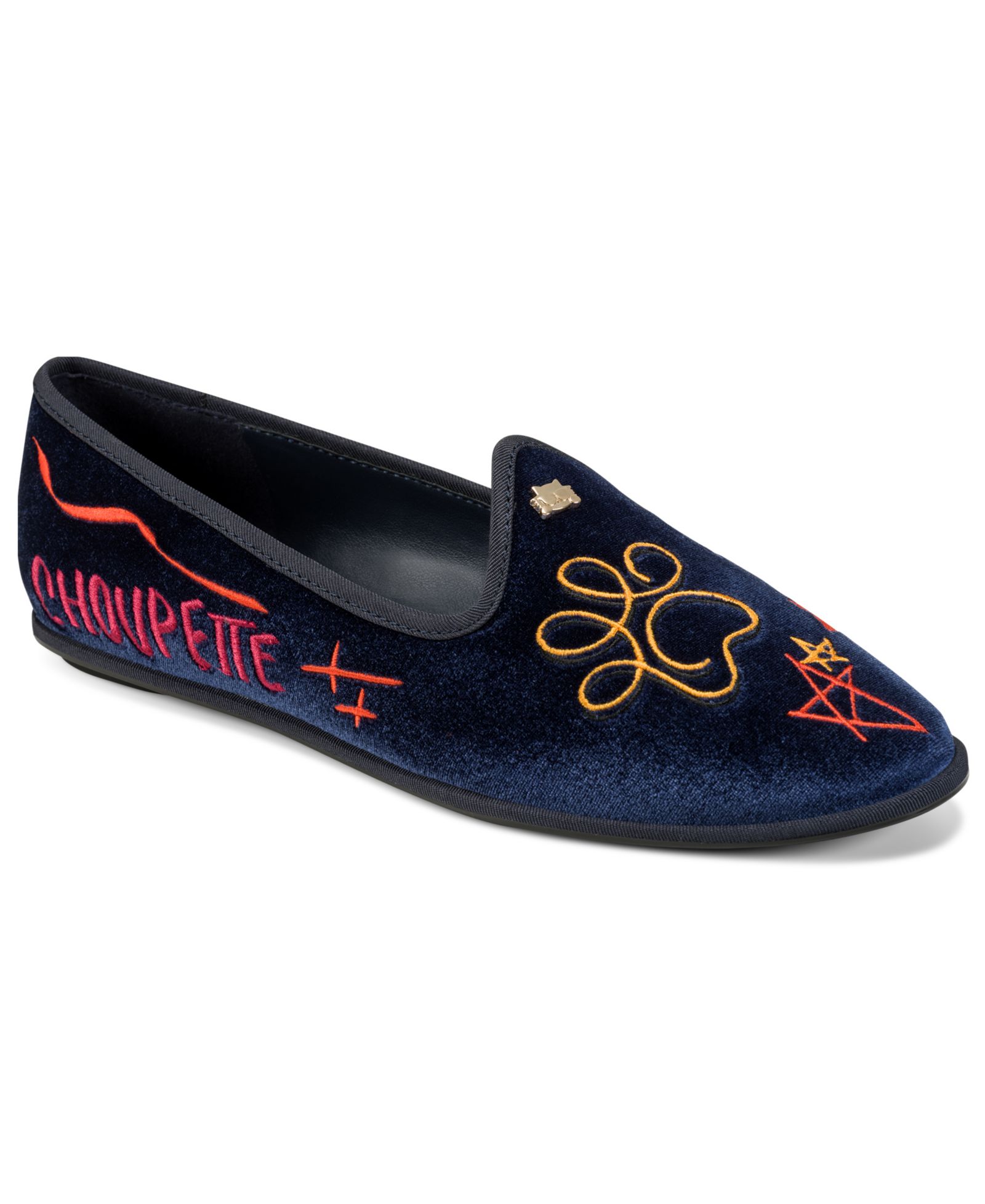 KARL LAGERFELD PARIS Women's Vaneda Ikonic Smoking Flat Loafers