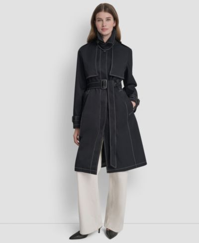 DKNY Женский плащ с воротником