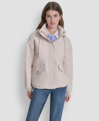 DKNY Женский бомбер-дождевик со стойким воротником