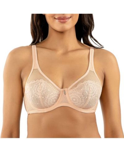 PARFAIT Women's Luxlacy Unlined Wired Bra, Cameo Rose, 40G