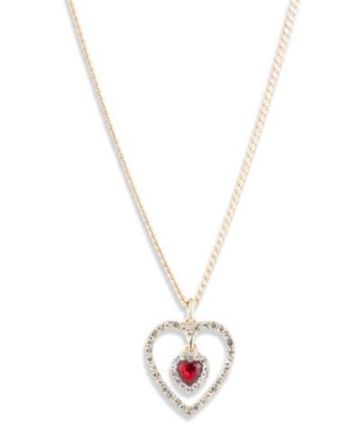 Подвеска Givenchy Siam Heart с золотистым стеклянным камнем