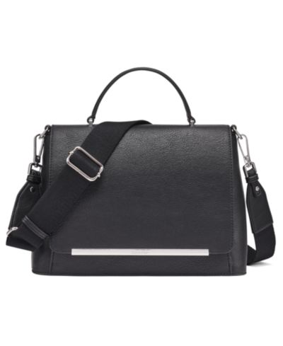 Calvin Klein Alia Magnetic Snap Satchel Bag