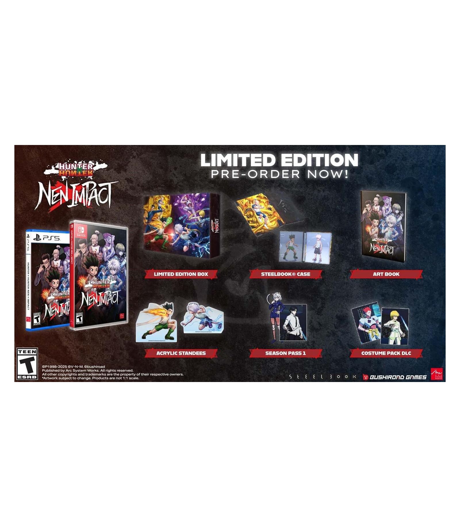 Hunter x Hunter Nen Impact Limited Edition Nintendo Switch