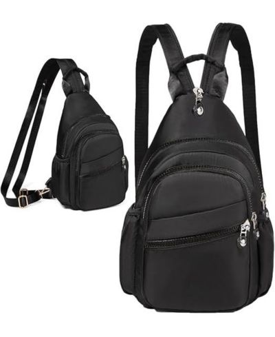 Small Crossbody Sling Bag for Women, Mini Backpack Sling Backpack Convertible, Chest Bag for Hiking Daypack