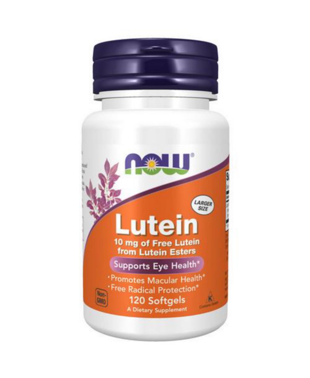 NOW Foods лютеин, 10 mg, 120 капсул