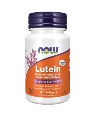 NOW Foods Lutein, 10 mg, 120 Sgels