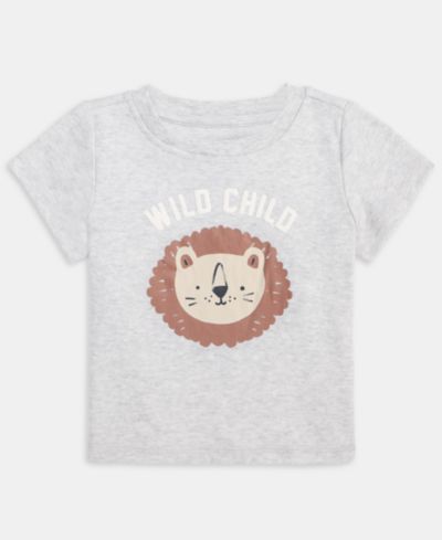 First Impressions Детский Unisex 3M-24M Mix and Match Wild Child T-Shirt