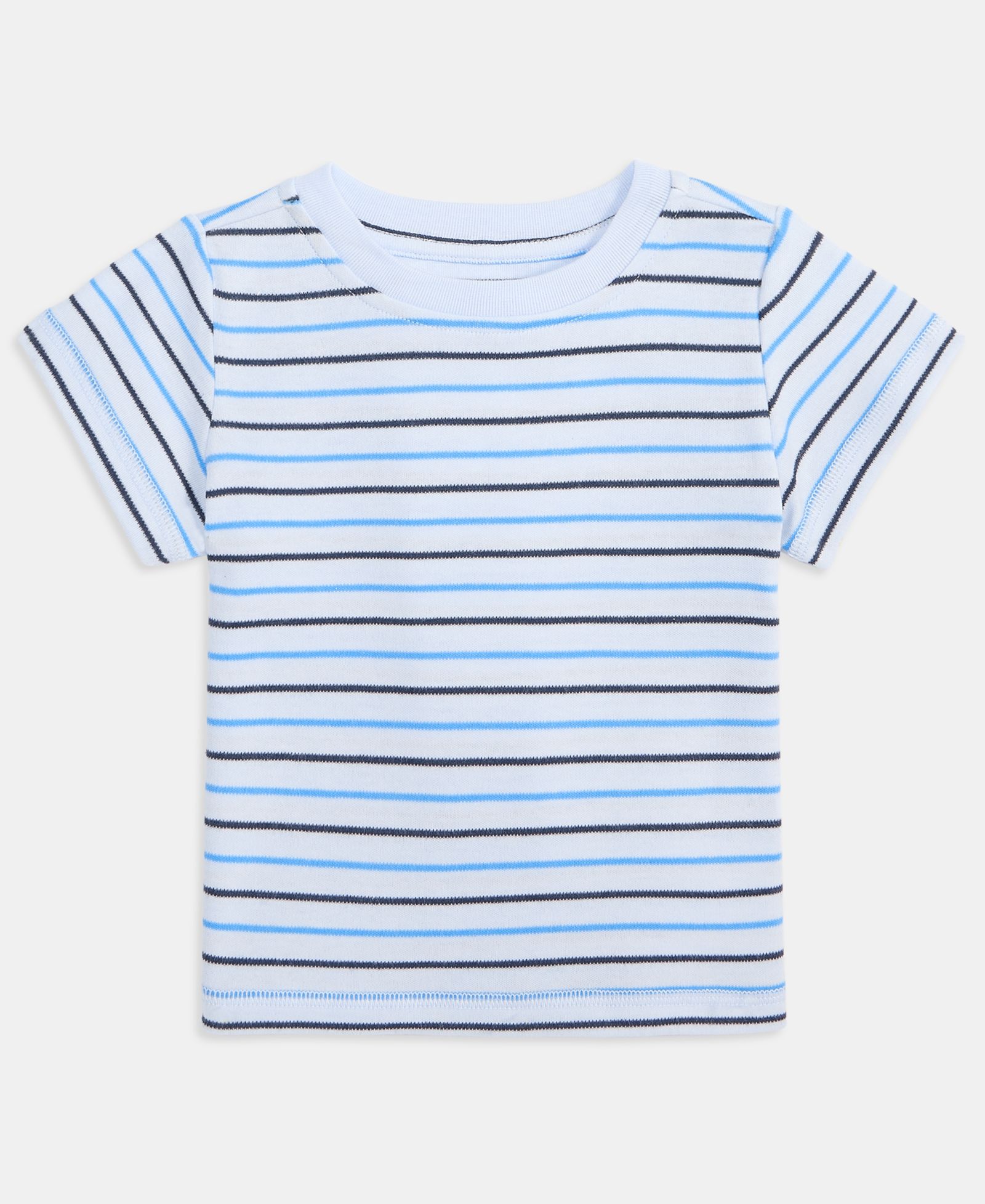 First Impressions Детская полосатая футболка Mix and Match, 3M-24M