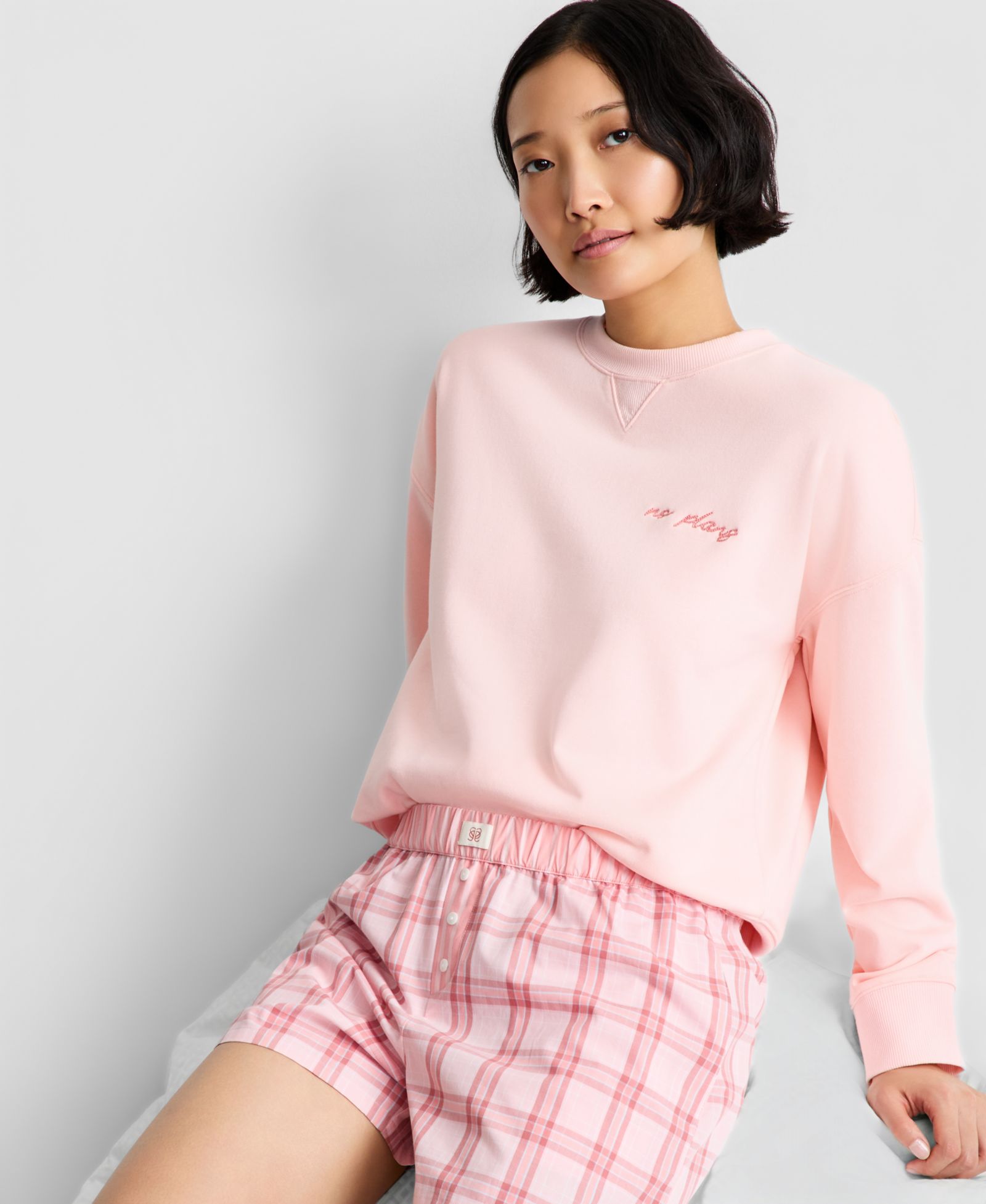 State of Day Women's French Terry Graphic Crewneck Sweatshirt, Macy's Exclusive