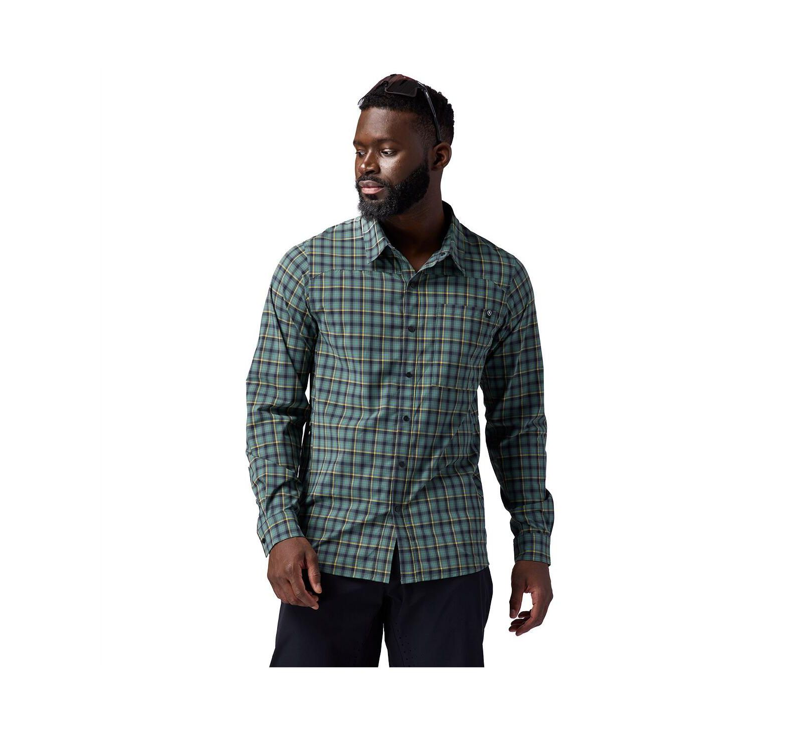 Backcountry Men's Slickrock Long Sleeve Button Up Jersey Mountain Bike Jerseys Long Sleeve