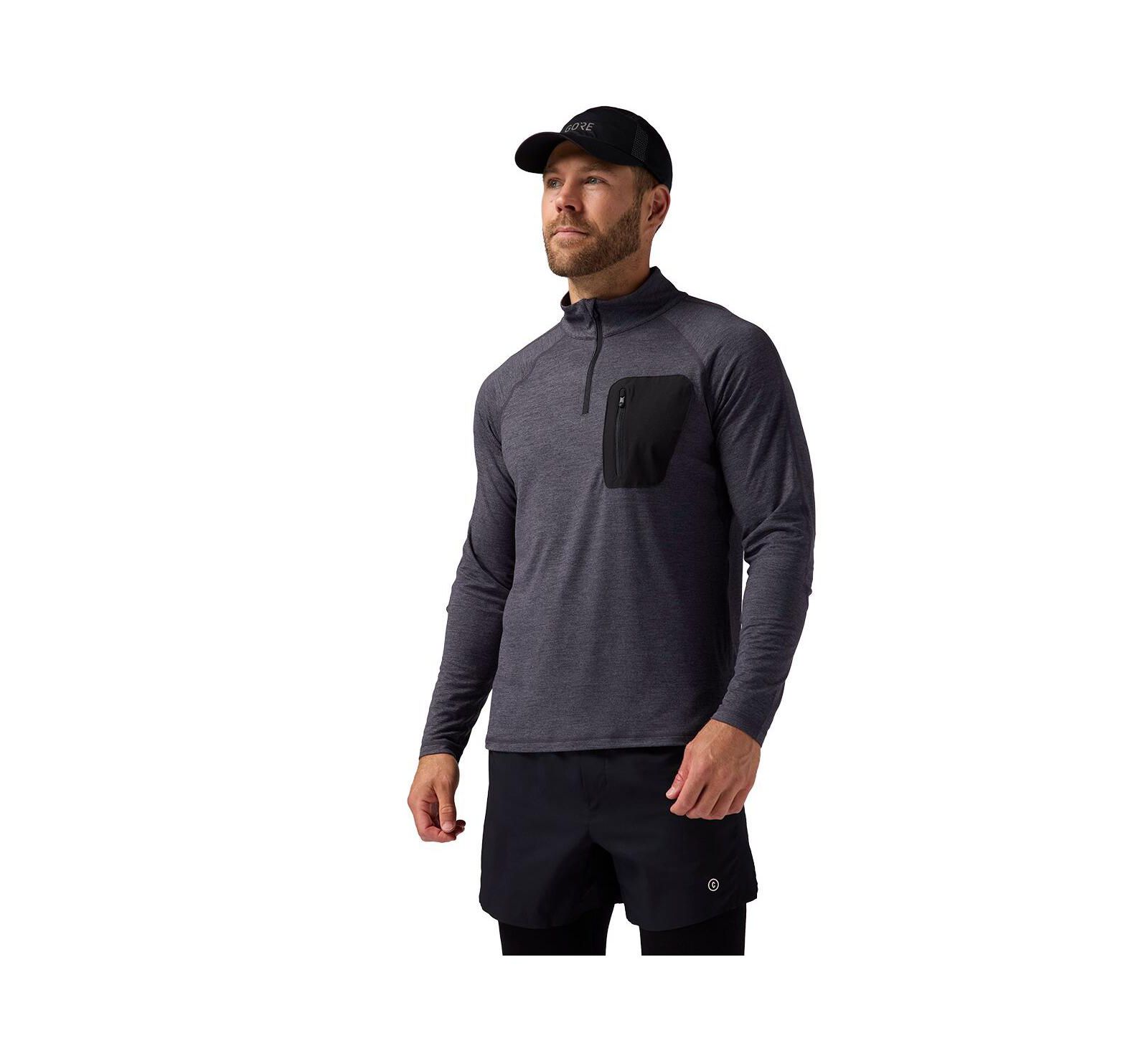 Backcountry Men's BGA Destination 1/4-Zip Top Performance Shirts Long Sleeve