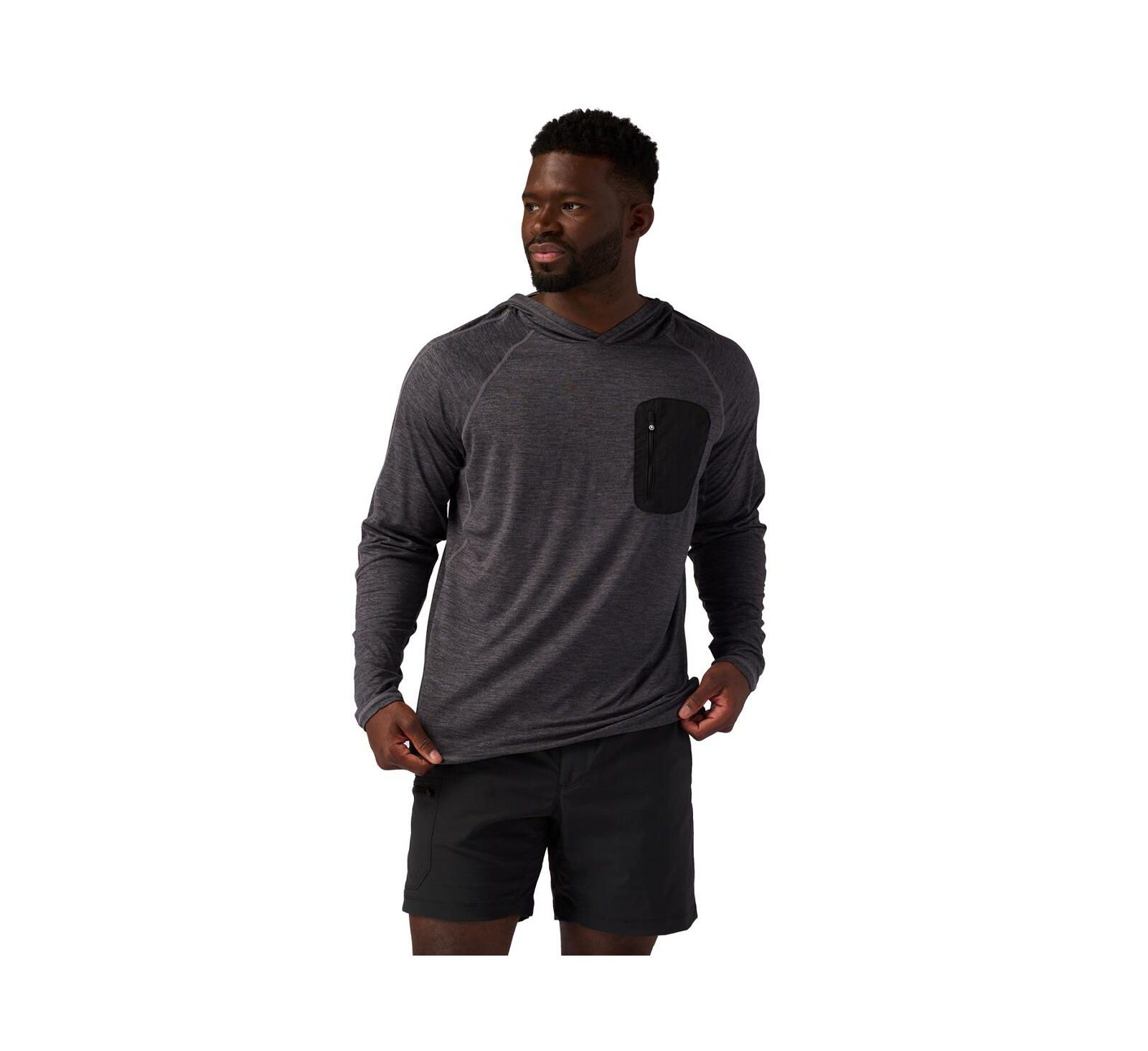 Backcountry Men's BGA Destination Pullover Hoodie Performance Shirts Long Sleeve