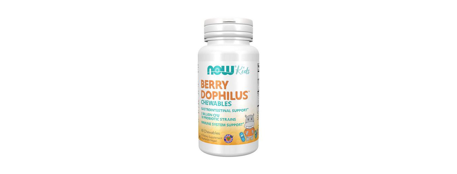 NOW Foods BerryDophilus, 60 пастилок