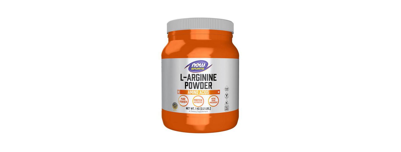 Порошок L-Arginine NOW Foods, 2.2 Lbs