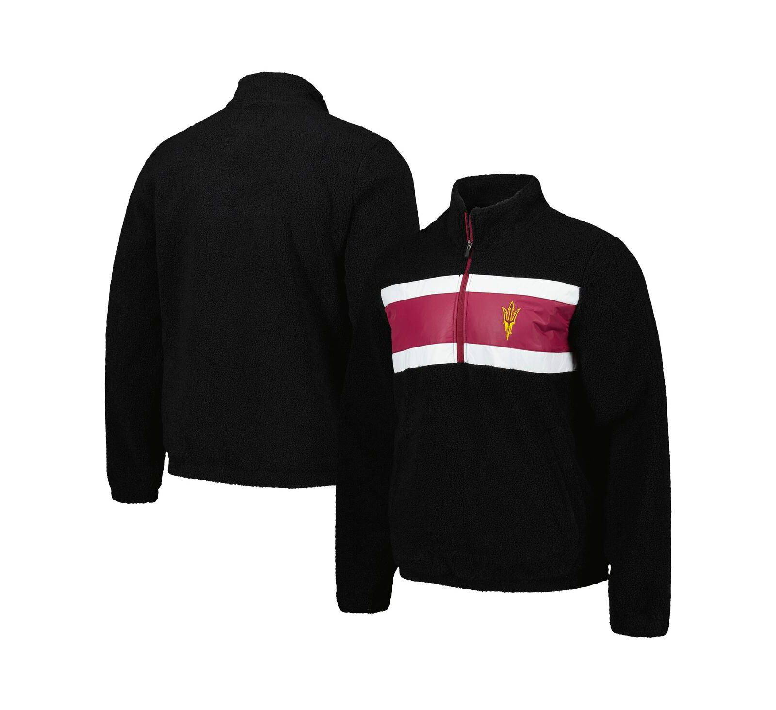 G-III Sports by Carl Banks Мужское худи на молнии Arizona State Sun Devils Black