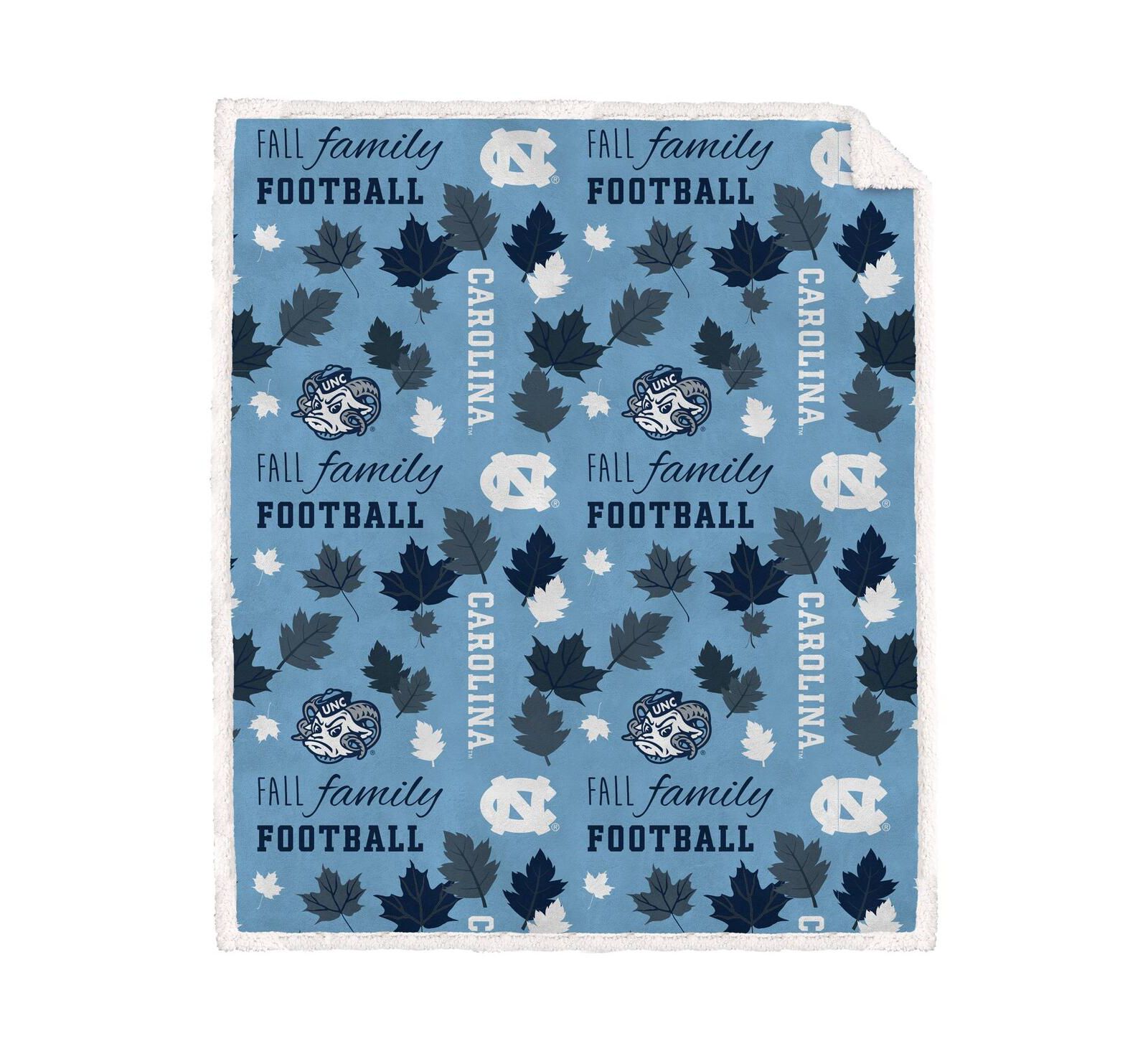 Фланелевое шерстяное одеяло Pegasus Home Fashions North Carolina Tar Heels 60" x 70"