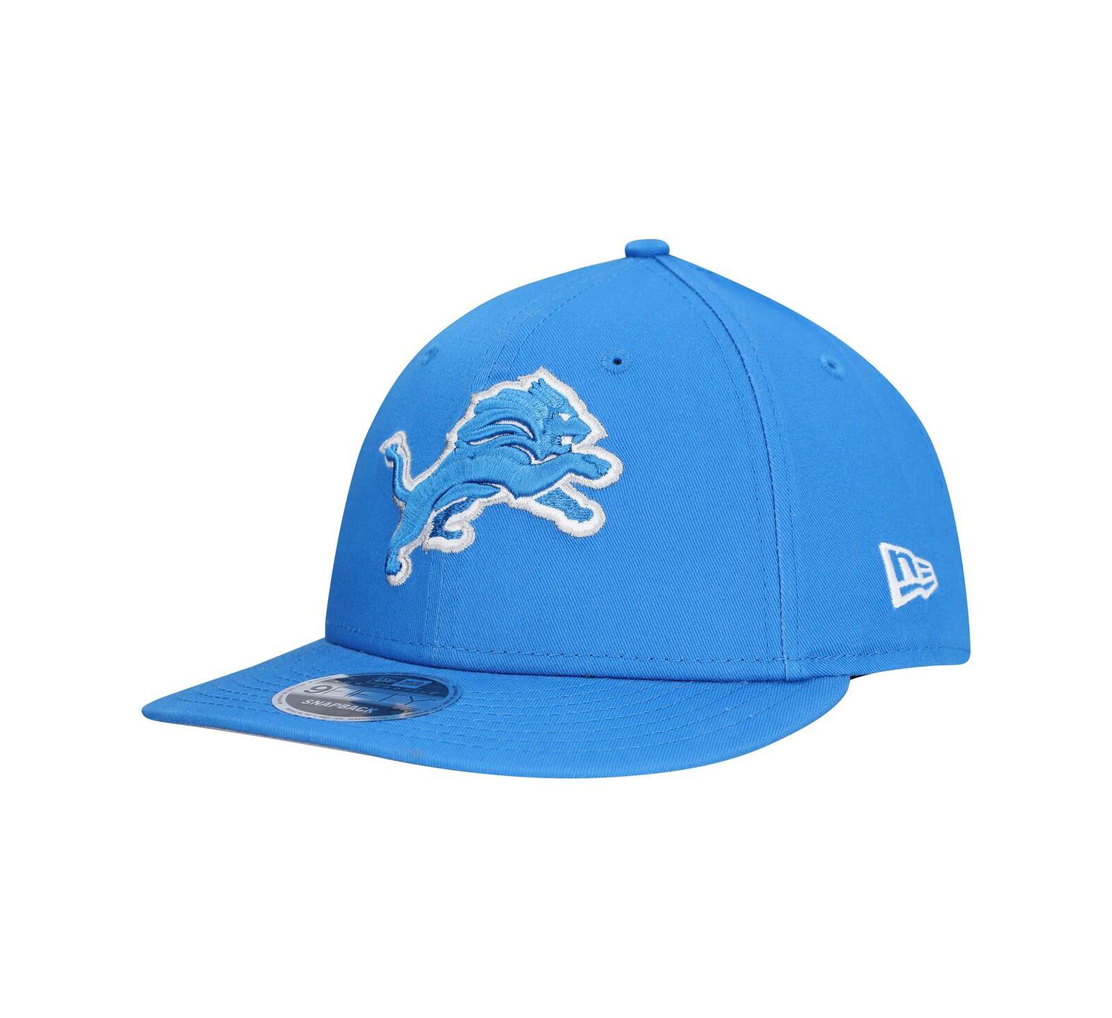 Мужская кепка New Era Blue Detroit Lions Main Low Profile 9FIFTY Snapback