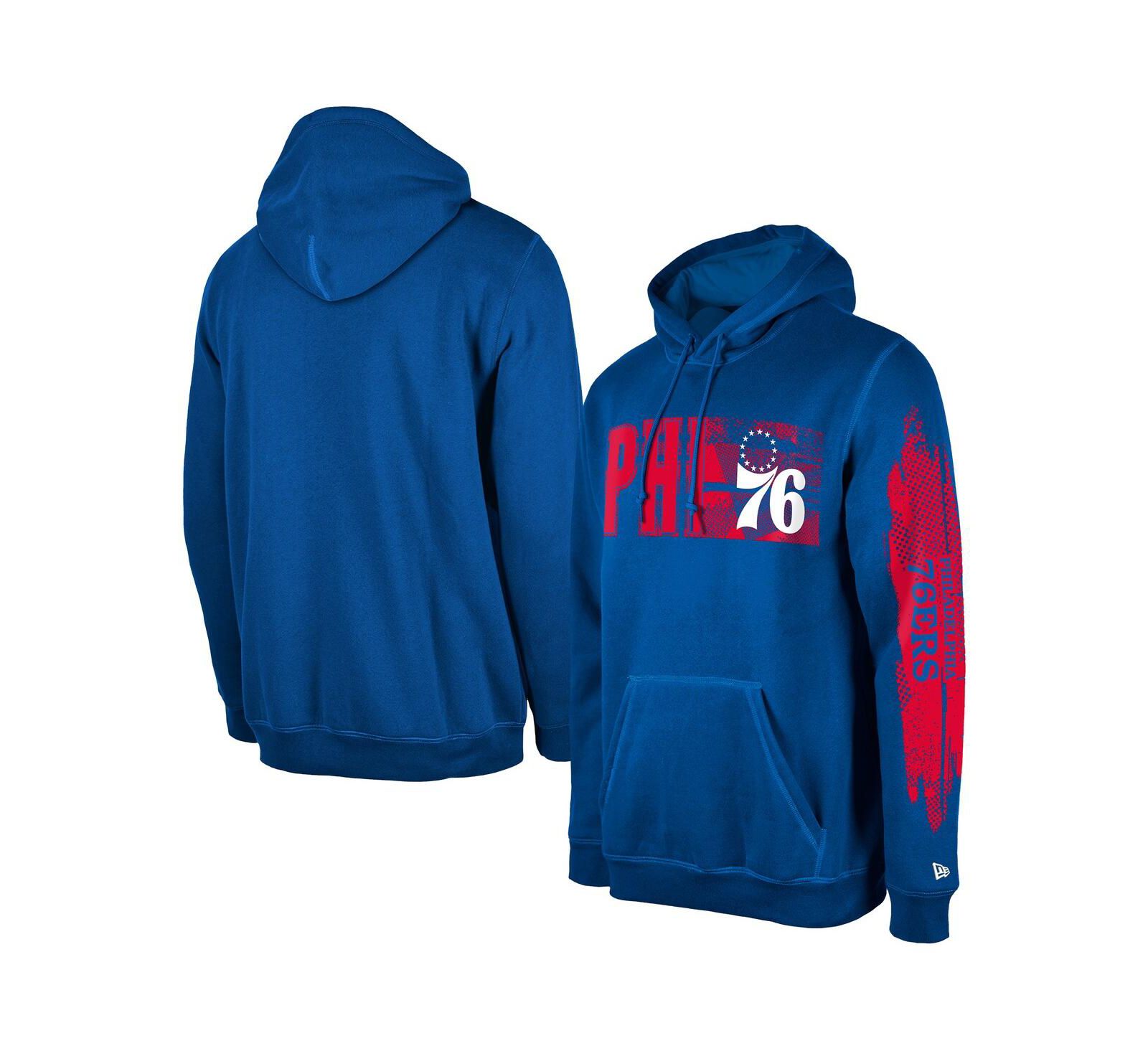 Мужское худи New Era Philadelphia 76ers Royal Tip-Off Collection