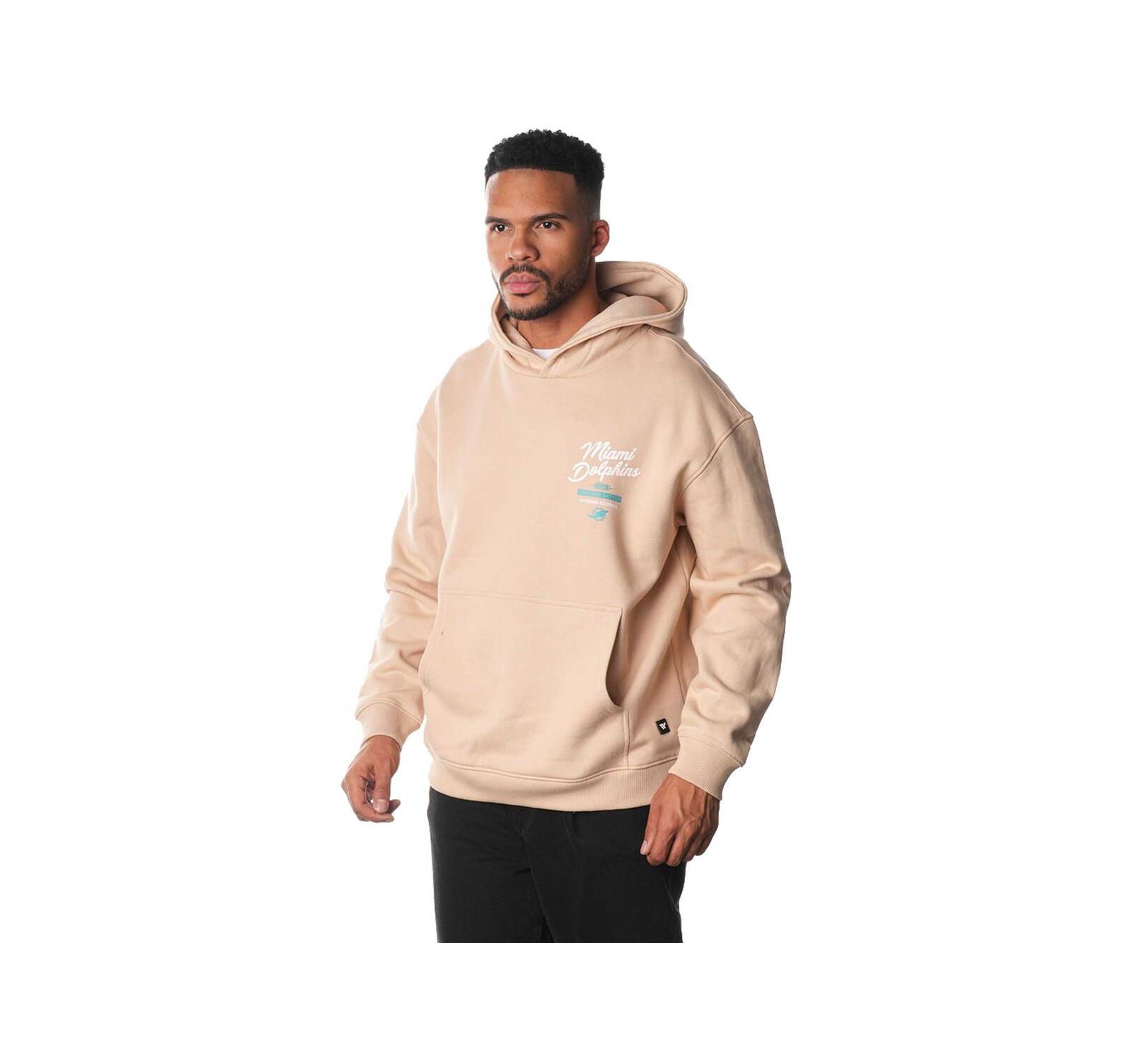 Худи The Wild Collective Miami Dolphins Fleece Pullover для мужчин и женщин