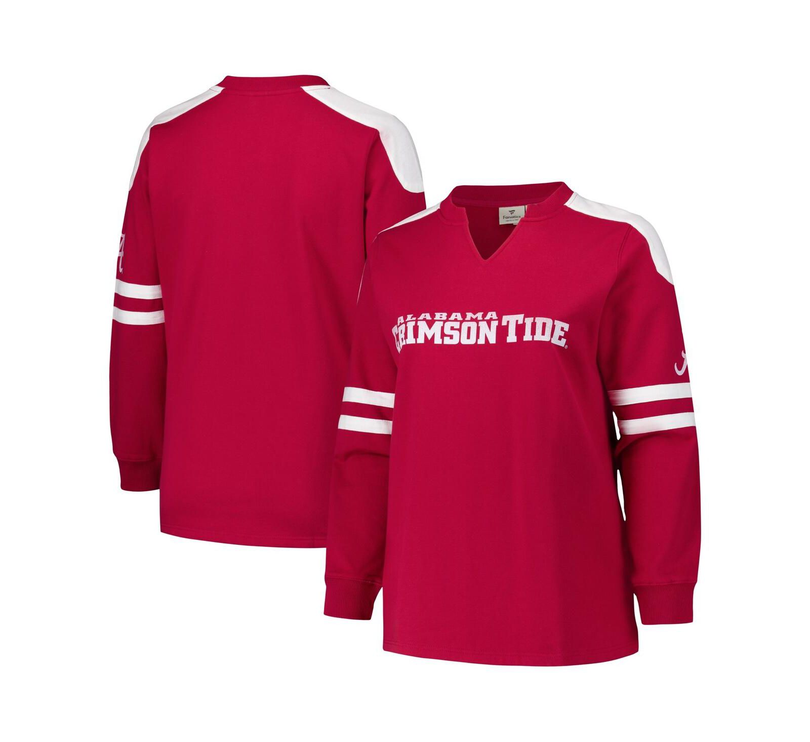 Женская толстовка Fanatics Plus Size Alabama Crimson Tide