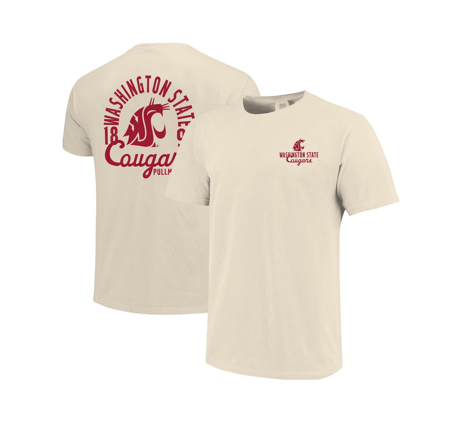 Мужская футболка Image One Washington State Cougars Comfort Colors Mascot Overlay