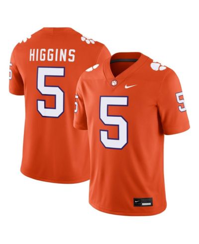 Nike Men's T-shirt Higgins Orange Clemson Tigers Player Game Jersey