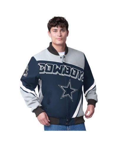 Мужская куртка G-III Sports by Carl Banks Dallas Cowboys Maximum Racing Full-Snap
