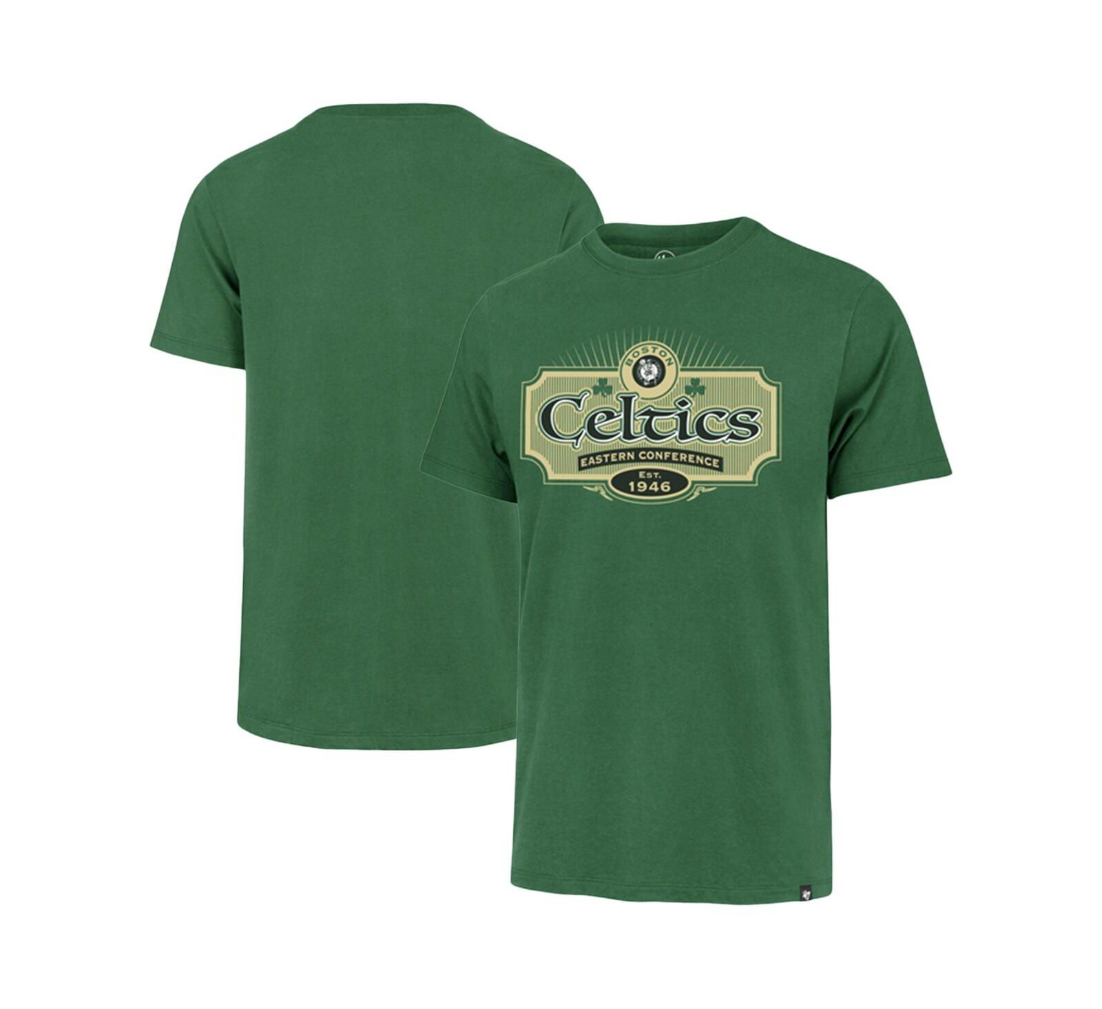 Мужская футболка '47 Brand Green Boston Celtics Lucky Team Franklin
