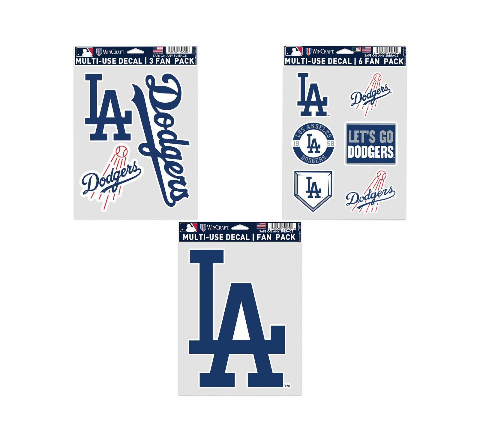 Wincraft Los Angeles Dodgers набор наклеек, 3 штуки