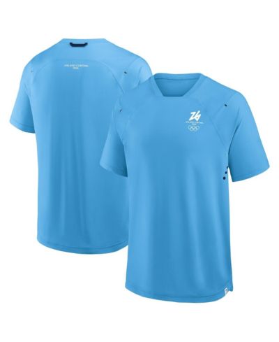 Fanatics Men's Blue Milano Cortina 2026 Winter Olympics Tech Raglan T-Shirt