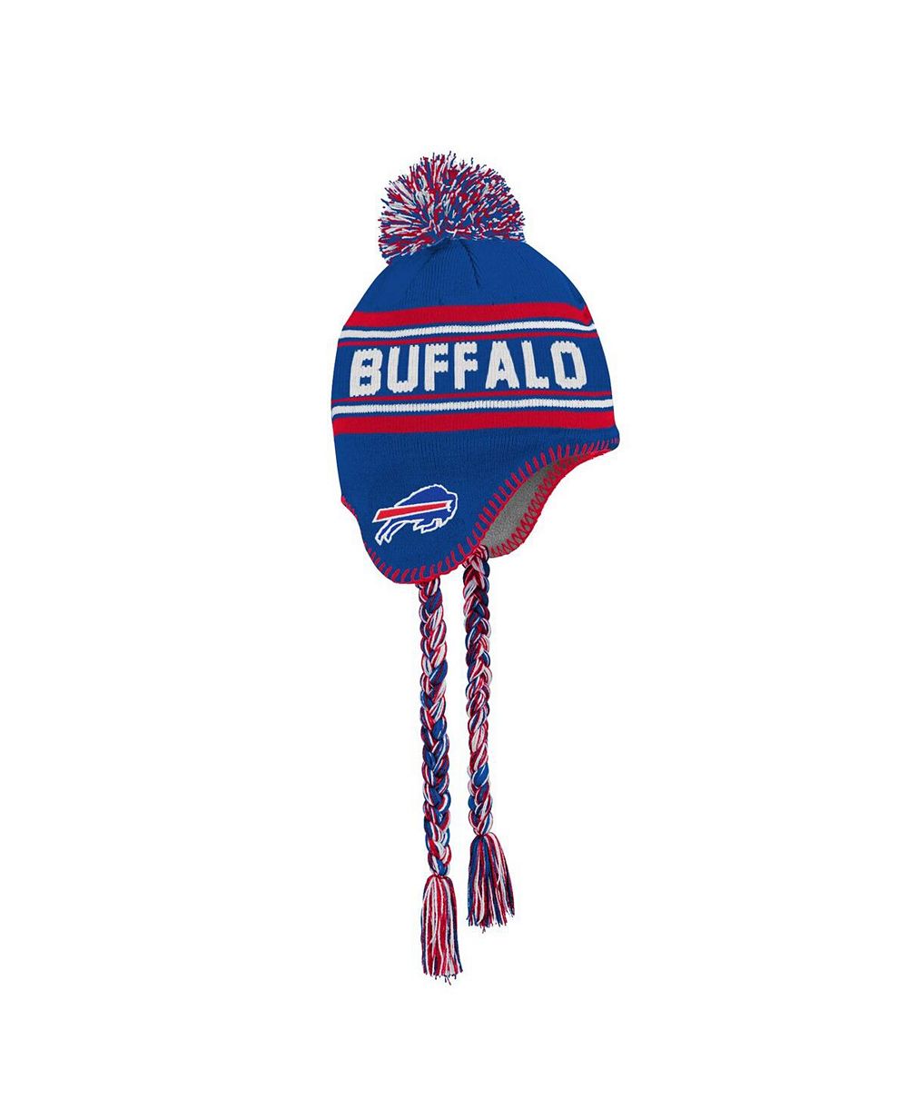 Outerstuff вязаная шапка с кисточкой и помпоном Royal Buffalo Bills для мальчиков и девочек