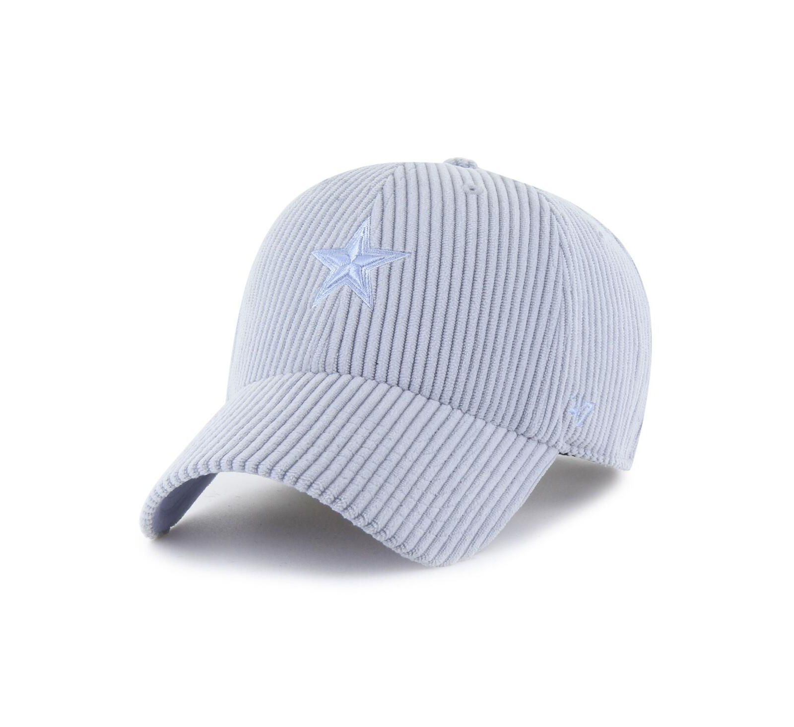 Женская регулируемая кепка '47 Brand Light Blue Dallas Cowboys Mellow Clean Up