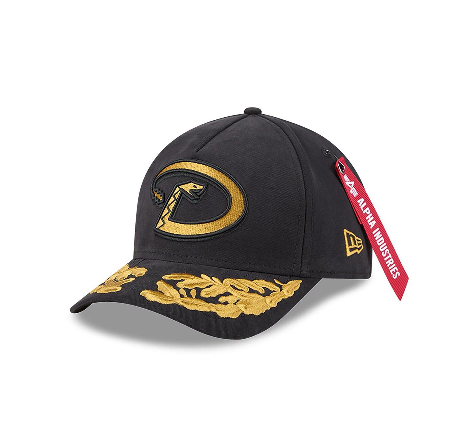 Мужская кепка New Era Black Arizona Diamondbacks A-Frame 9FORTY Adjustable