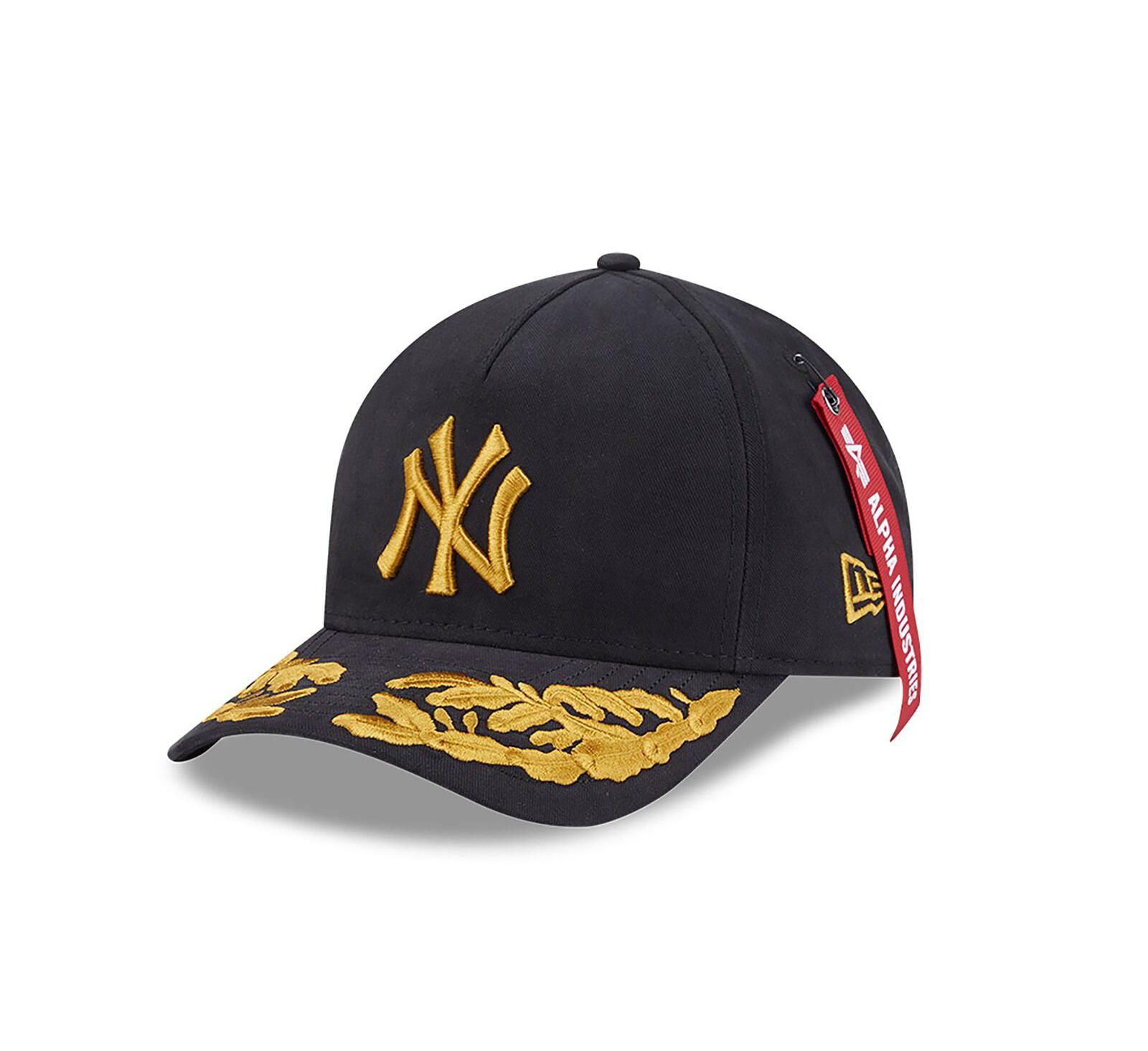 Мужская кепка New Era Black New York Yankees A-Frame 9FORTY регулируемая